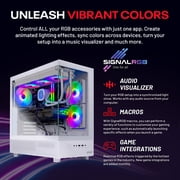 Skytech Azure Gaming PC Desktop INTEL Core i7 14700F MC NVIDIA GeForce RTX 5060 1TB NVMe SSD 32GB DDR5 RAM, AIO Liquid Cooling Windows 11