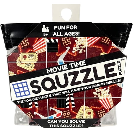 Fun Squared Games Squzzle Puzzle, 9-Piece Travel Puzzle Game