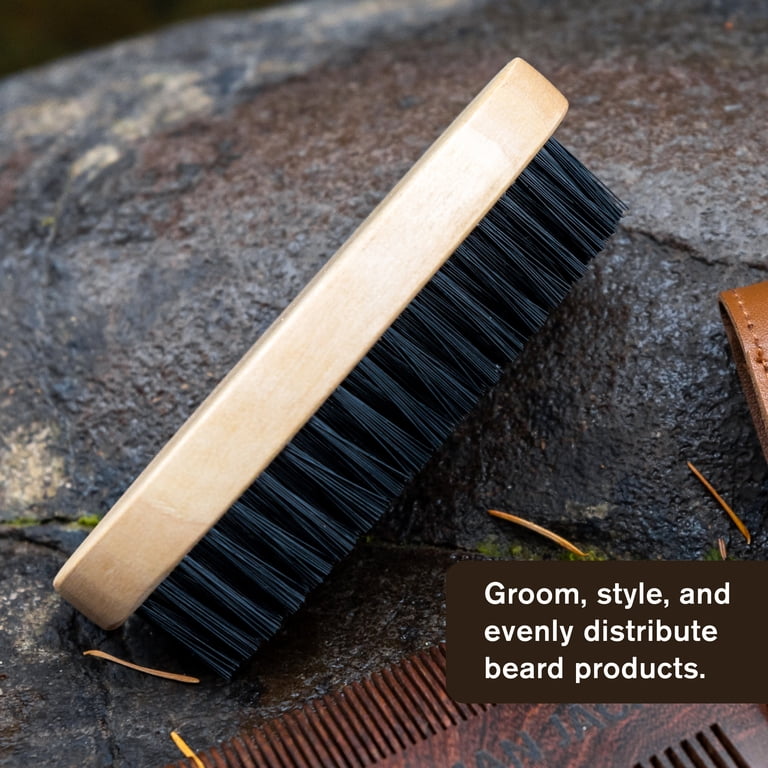 Every Man Jack Men's Vegan Beard Brush with Cruelty-Free Bristles