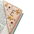 thumbnail image 1 of Joefnel Personalized Hand Embroidered Corner Bookmark, Hand Stitched Felt Corner Letter Bookmark, Felt Triangle Bookmark, Cute Flower Letter Embroidery Bookmarks for Book Lovers, 1 of 5