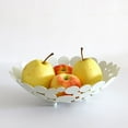 thumbnail image 3 of Namzi - Frutero de metal grande y redondo para encimera, centro de mesa decorativo creativo para frutas, verduras, pan, dulces y frutos secos (dorado), 3 of 4