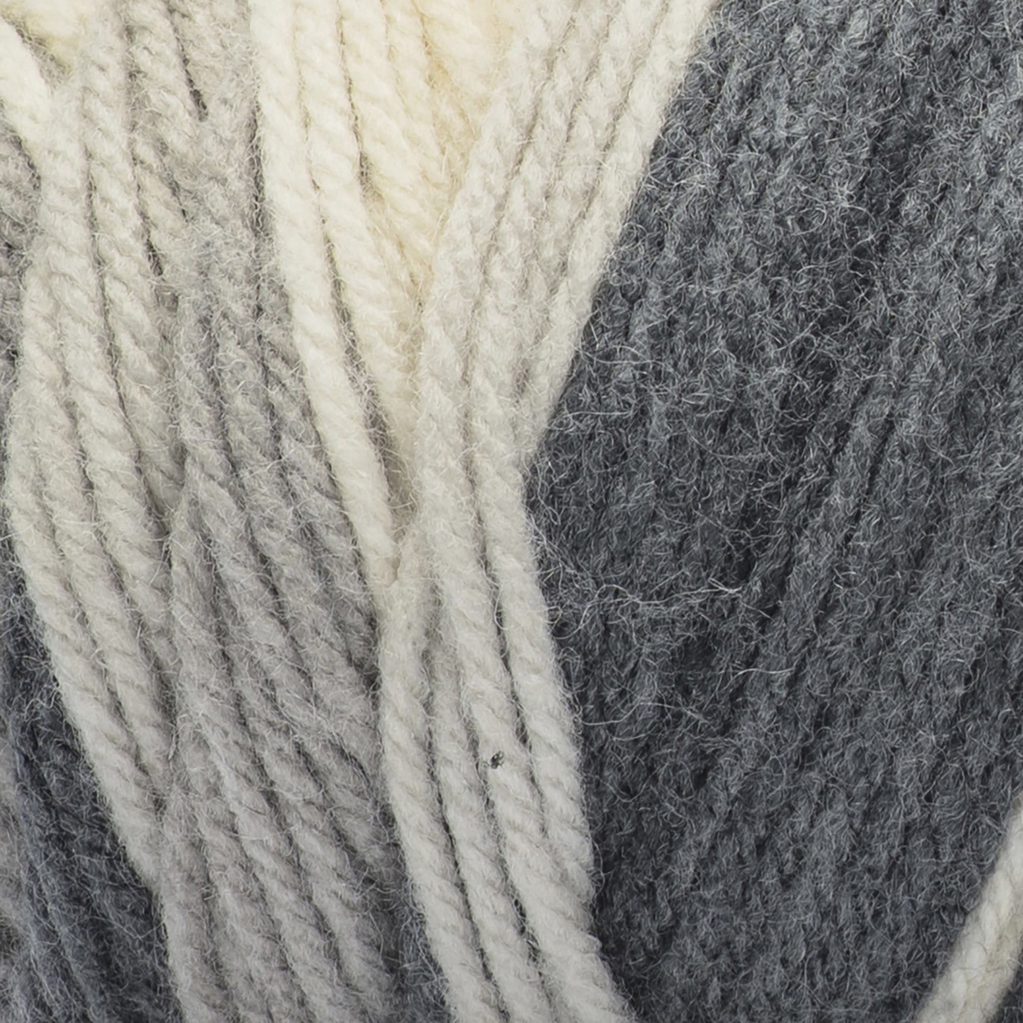Red Heart® Super Saver® #4 Worsted Acrylic Yarn, Newsprint 5oz/142g 260yd (3Pk)