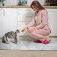 thumbnail image 4 of Kitchen Rugs and Mats Non Skid Washable Grey and White Marble Kitchen Mat and Rug Set,Floor Cushion Waterproof Rug,Rubber Backed Area Rugs for Kitchen Laundry, 4 of 7