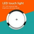 thumbnail image 3 of RV Sojourn Trailer Modification Accessories Ultra-thin Round Illuminator LED Light Indoor Light 12V24V With Switch 10W ,Rv Camper Accessories, 3 of 7