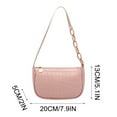 thumbnail image 3 of Women Shoulder Bag under $5! Yannianjz Women's Shoulder Bag, Fashion Messenger Bag Purse, Lightweight Tote Bag for Daily Use, Crossbody Bag with Adjustable Strap, 3 of 9