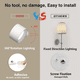 thumbnail image 2 of Aplique de pared para interiores, lámpara de pared con batería recargable por USB, luz cálida/natural/blanca, 3 niveles de brillo, control táctil blanco, 2 of 7