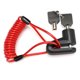 thumbnail image 5 of Sywqhk Bloqueo de frenos de disco antirrobo con cable de acero para scooter M365 (rojo + negro) Sywqhk Alta Calidad, 5 of 8