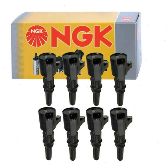 8 pc NGK Ignition Coils compatible with Ford E-250 Econoline 5.4L V8 1997-2002