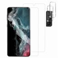 thumbnail image 1 of Lot de 3 Protecteur d'Écran Galaxy S21 FE + Protecteur d'Objectif de Caméra HD 0.3mm Transparent, 1 of 5