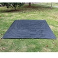 thumbnail image 2 of Heavy Duty Tent Footprint 4 Person for Backpacking Hammock Beach Black, 2 of 8