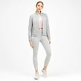 thumbnail image 3 of Women's Puma 580472 Amplified Logo Full Zip Track Jacket (Light Grey S), 3 of 5