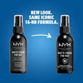 thumbnail image 2 of Spray fijador de maquillaje NYX PROFESSIONAL MAKEUP Matte Finish, 2 of 9