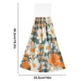 thumbnail image 6 of Yayeee Kitchen Hanging Hand Towels Set of 2 with Loop Bathroom Absorbent Tie Towel, Sunny Blooms, 6 of 7