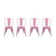 thumbnail image 1 of Roch armless (Powder Coated) in Light Pink Set of 4, 1 of 1