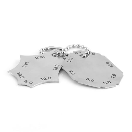 

Small Size Welding Gauge Welding Throat Gauge Portable Wear-Resisting Stainless Steel For Welding Field For Clear Reading