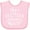 AD-Pink, variant on Inktastic Gigi's Little Valentine Boys or Girls Baby Bib