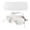 Pink White, variant on lacooooppia Swimming Goggles, Swimming Goggles Anti -fog -adjustable Silicone Gurty Clear Viewing Glasses with Earplugs to Dive From Swimming Pool Black