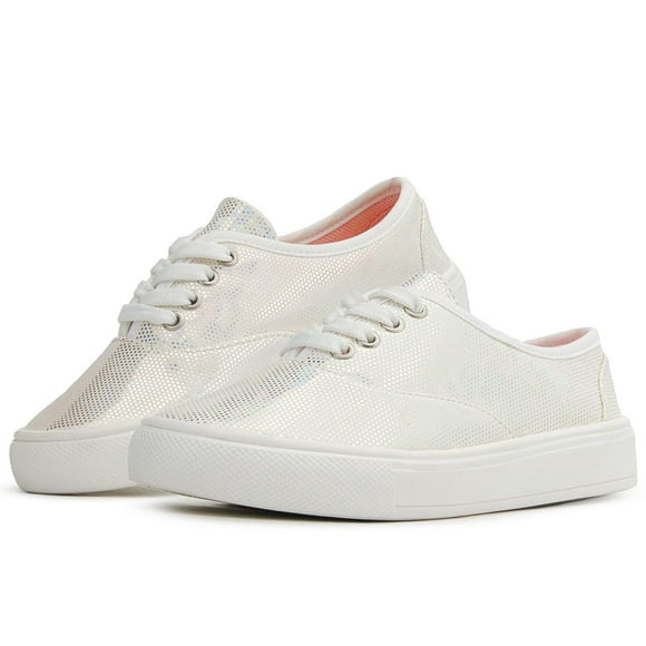 Tenis Tropicana Niña Casual Antiderraoante Blanco 18-26 blanco 19