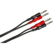 High-Quality Dual 1/4 TRS Stereo Interconnect Cable - 2 Meters Length