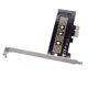 thumbnail image 5 of SSD Riser Hard Disk Card Reader M.2 Adaptador a PCI-E X1 Tarjeta NGFF NVME PCIe Alta velocidad 4x 8x 16x Soporte 2230 2242 2260 2280, 5 of 9