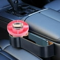 thumbnail image 4 of 4 Compartment Snack Cup Holder Tray, Reusable Car Organizer with 10cm Bottle Holder for Stability, Non-slip & Spill-proof Design for Snacks, Drinks, and Phones, Perfect for Road Trips &, 4 of 4