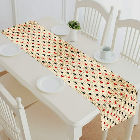 

ABPHQTO Pattern Table Runner Placemat Tablecloth For Home Decor 16x72 Inch