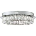thumbnail image 2 of Quoizel PCEM1619C Platinum Collection Embrace Flush Mount in Polished Chrome, 2 of 6