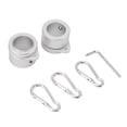 thumbnail image 2 of 2 Pcs G3/4 360 Rotating Anti Wrap Flag Pole Rings Aluminium Alloy Rotating Mechanism for  Flagpole, 2 of 7