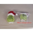 thumbnail image 4 of Decoración navideña con función luminosa, elfo verde de gran tamaño, ideal para la decoración festiva del hogar (15 cm), 4 of 5