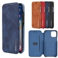 thumbnail image 2 of Case For iPhone 11 Pro Max Luxury Flip Leather Cover Phone Wallet Cover(Blue), 2 of 6