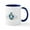 White/Navy Inside, variant on CafePress - Penguin Mugs - 11 oz Ceramic Mug - Novelty Coffee Tea Cup