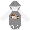 thumbnail image 3 of Inktastic Cute Horse, Sheep, Cow, Pig, and Rooster Farm Animals Boys or Girls Long Sleeve Baby Bodysuit, 3 of 5