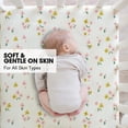 thumbnail image 5 of Little Grape Land Crib Sheets 2 Pack for Baby Boys Girls, Soft Breathable Fitted Sheets Fit 52" x 28" Crib & Toddler Mattresses, Beige, 5 of 6