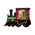 thumbnail image 1 of Christmas Train Tabletop Xmas Holiday Centerpiece Festive Desktop Ornament for Home Party Decorations, 1 of 6