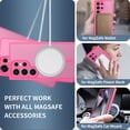 thumbnail image 4 of ChicShell Case for Samsung Galaxy S25, Upgrade Camera Protection Shatterproof Dustproof Support Wireless Charging No Fingerprints Fall Protection Comfortable Feel for Women Men, Rose, 4 of 6