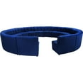 thumbnail image 3 of Meridian Furniture Limitless Navy Velvet Modular 15 Piece Sectional, 3 of 7