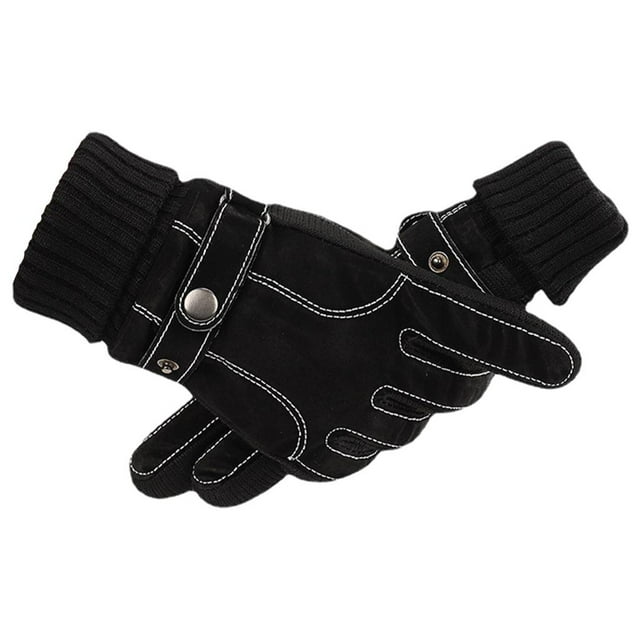 Guantes de snowboard Zulema a prueba de viento Negro