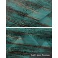 thumbnail image 6 of Teal Brown Wood Print Kitchen Valances for Windows Farmhouse Linen Window Valance Curtain for Living Room Window Treatment Simple Vintage Plank Valance Rod Pocket Topper Drape, 54 x 18 Inch, 6 of 6