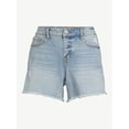 thumbnail image 3 of Sofia Jeans Women's Lila Mid Rise Destructed Short, 3 of 6