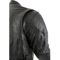 thumbnail image 6 of Milwaukee Leather LKM7009 Men's Flying Mayhem Skull Premium Black Leather Motorcycle Riders Jacket w/ CE Armor Protection 4X-Large, 6 of 7