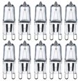 thumbnail image 1 of Lot de 10, Ampoule Halogène G9 40W, Blanche, 1 of 5