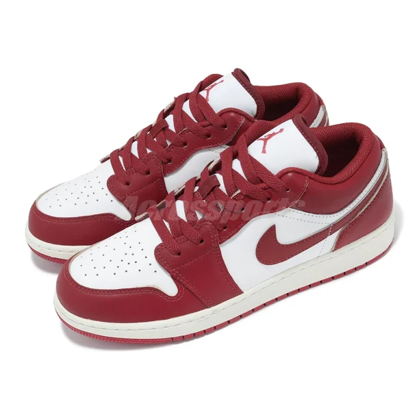 Ni-k-e Air Jordan 1 Low GS AJ1 Dune Red Kids Youth Casual Shoes Sneaker FJ3465-160