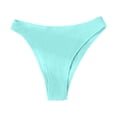 thumbnail image 3 of Conairie Bikini Bottoms For Womens Full Coverage High Cut Bathing Suit Ruched Scrunch Swim Bottom Mint Green L, 3 of 4