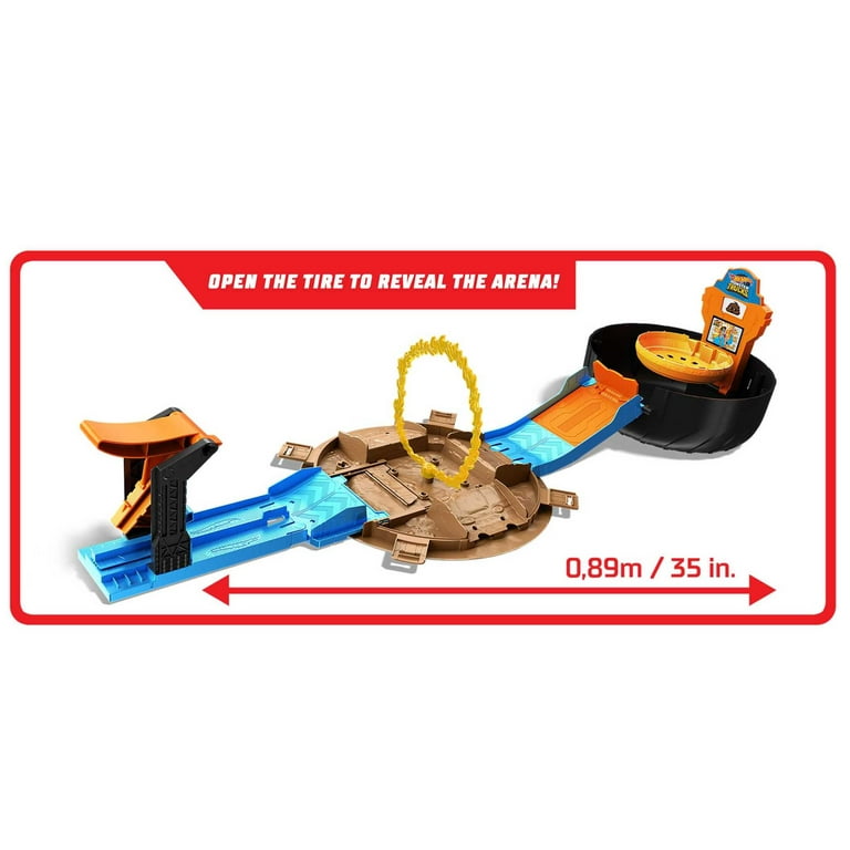 Hot Wheels Monster Trucks Stunt Tire Playset, 1:64 Scale Toy Hot Wheels Monster Trucks Stunt Tire Playset, 1:64 Scale Toy