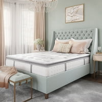 Modern Sleep Mercer Pillow-Top Cool Gel Memory Foam and Innerspring Hybrid 12-Inch Mattress, Multiple Sizes