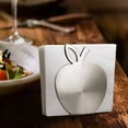 thumbnail image 3 of Servilletero Moven  Diseño Manzana  Class 1 Pieza Acero Inoxidable, 3 of 8