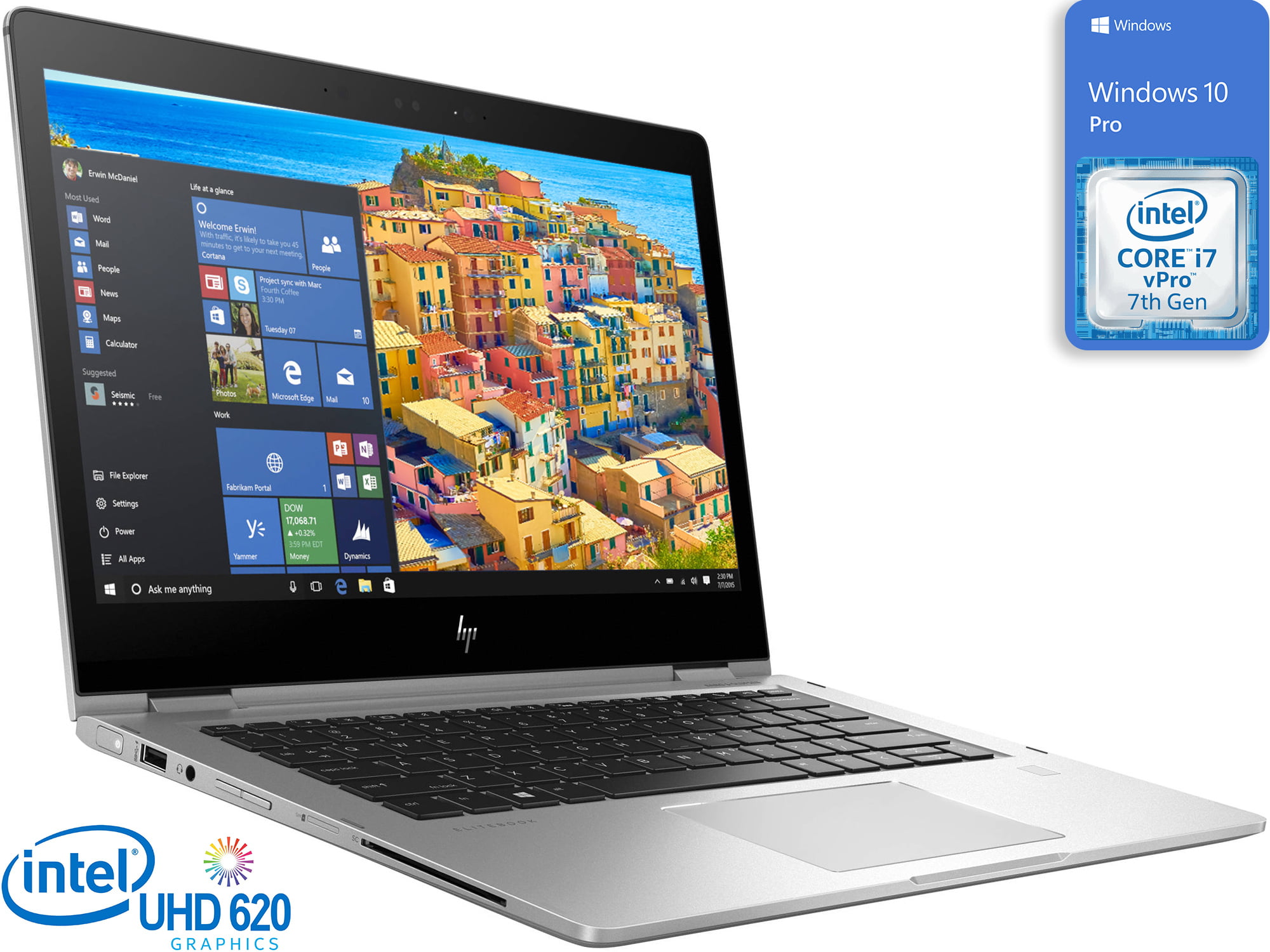 HP EliteBook x360 1030 G2 2-in-1, 13.3" IPS FHD Display, Intel Core i7
