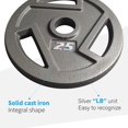 thumbnail image 3 of IFAST 2" Olympic Grip Plates Pair Cast Iron Barbell Weight Plate, Strength Training Plates Workout Weightlifting Plates 2.5LB / 5LB / 10LB / 25LB, 3 of 6