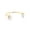 White, variant on Women's Faux Coral Stone Ends Cuff Bracelet