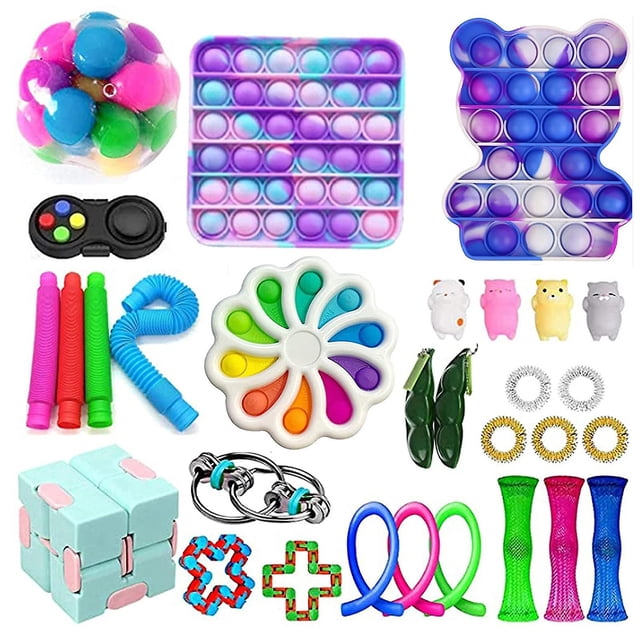 Juguete sensorial Push Bubble Fidget para aliviar el estrés del autismo